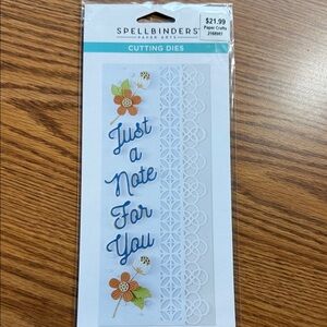 Spellbinders Cutting Dies with Floral Design
